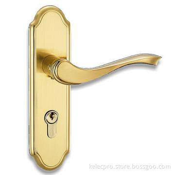 Gold-Plating Stainless Steel Door Handle Lock (KL-DH5810)